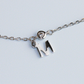 M Initial Anklet
