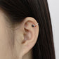 Black or White Crystal Ear Cuff