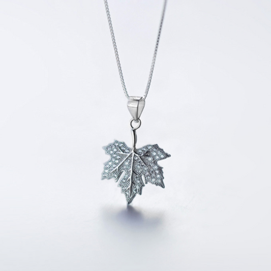 Maple Leaf Pendant Necklace