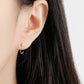 Crystal Huggie Ear Jacket Earrings