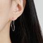 Heart Shaped Hoop Earrings