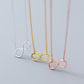 Sterling Silver Infinity Necklace