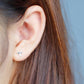 Asymmetrical Leaf Stud Earrings