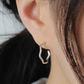 Wavy Open Hoop Earrings