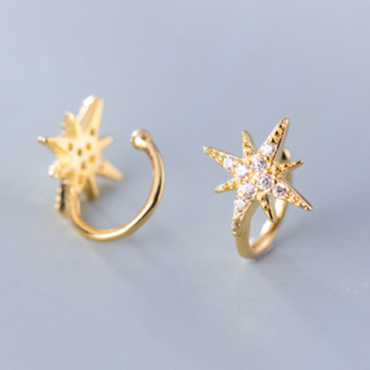 Crystal Star Ear Cuff