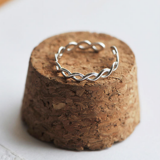 Woven Band Adjustable Ring