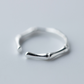Silver Bamboo Adjustable Ring
