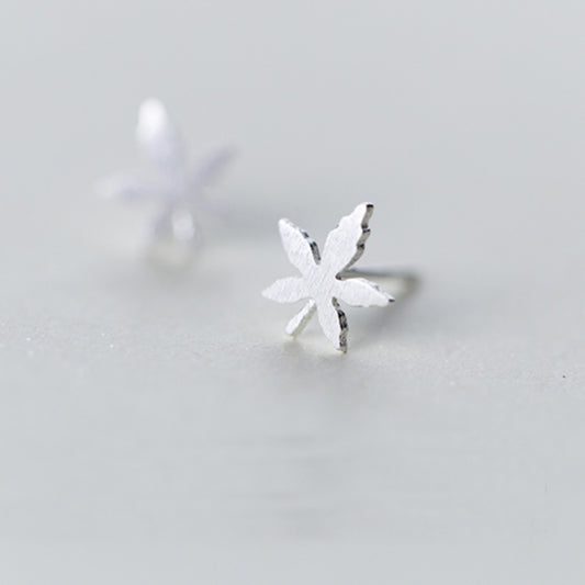 Maple Leaf Stud Earrings