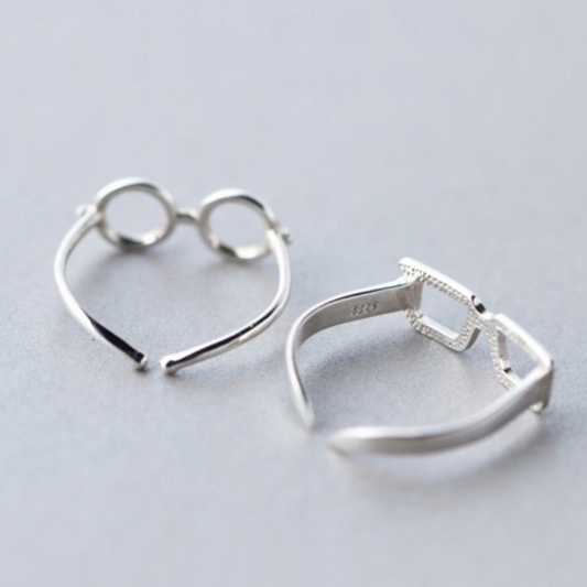 Round or Square Glasses Adjustable Ring