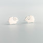 Minimalist Sheep Stud Earrings