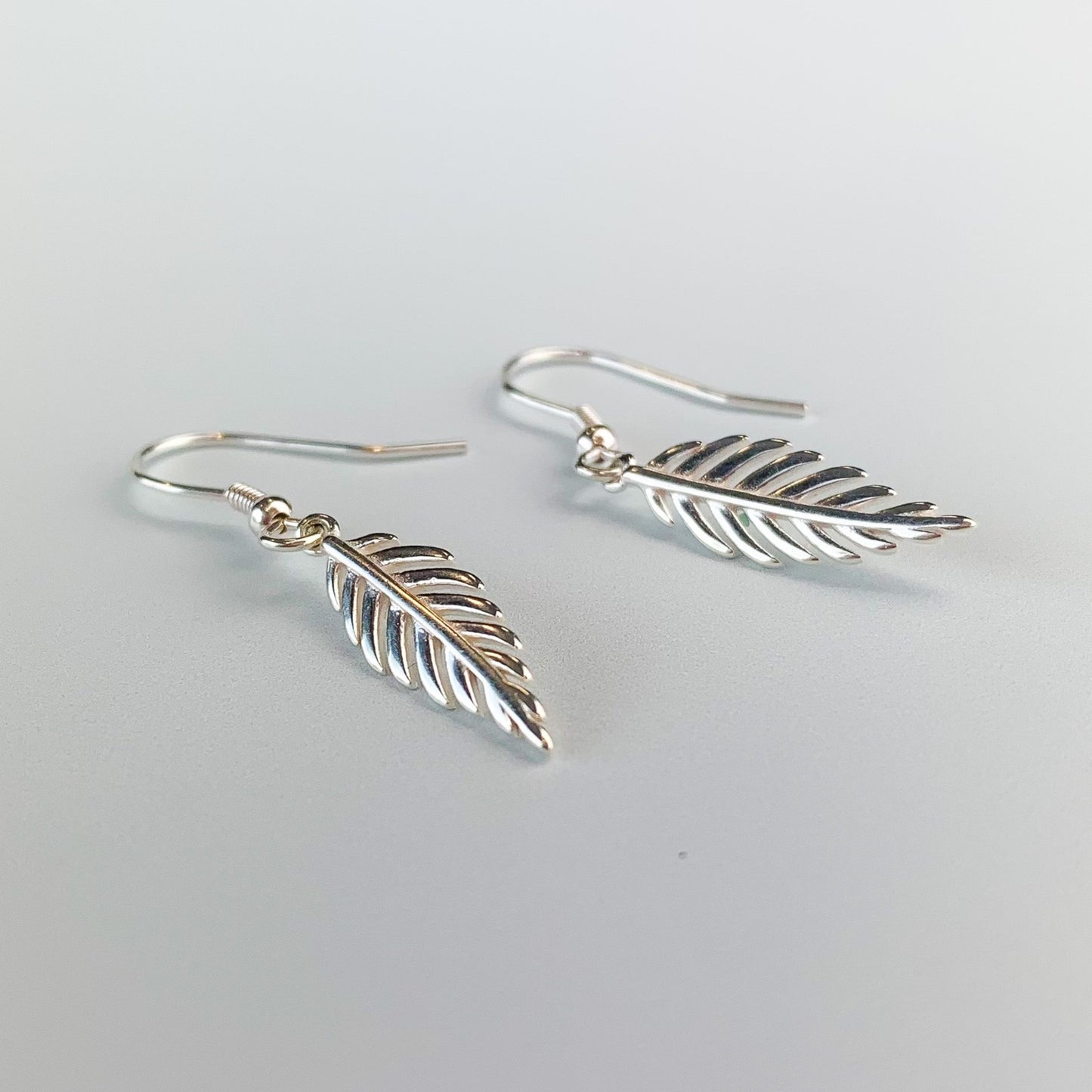 Simple Leaf Dangle Earrings